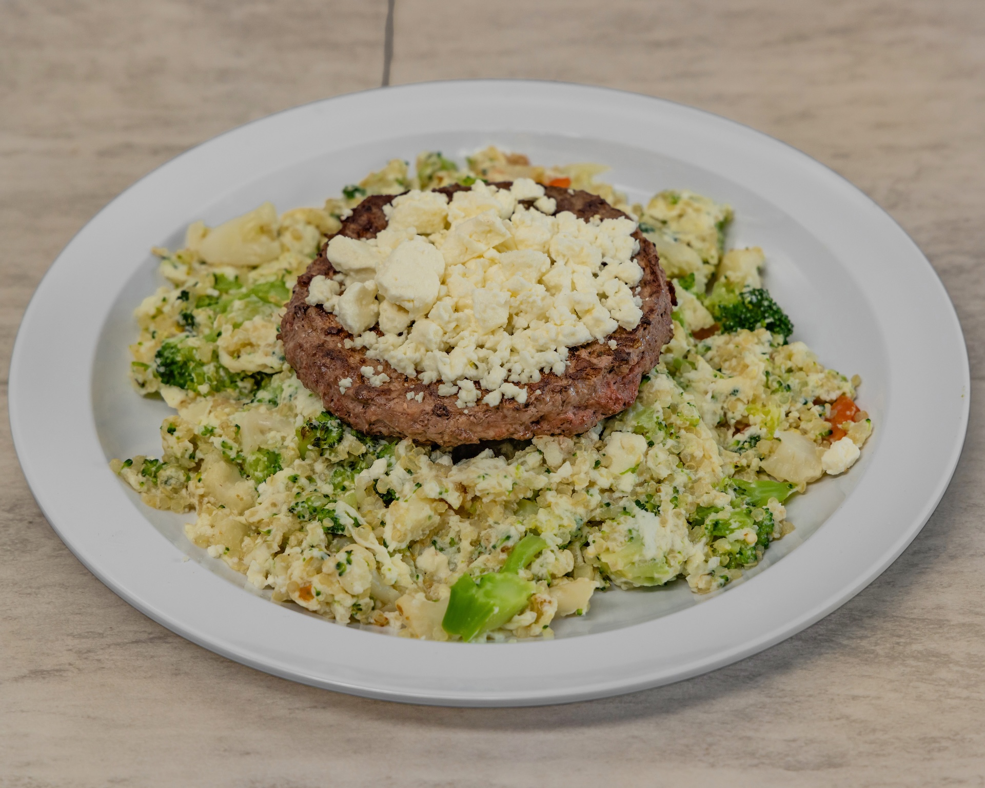 Buffalo Patty and Eggs